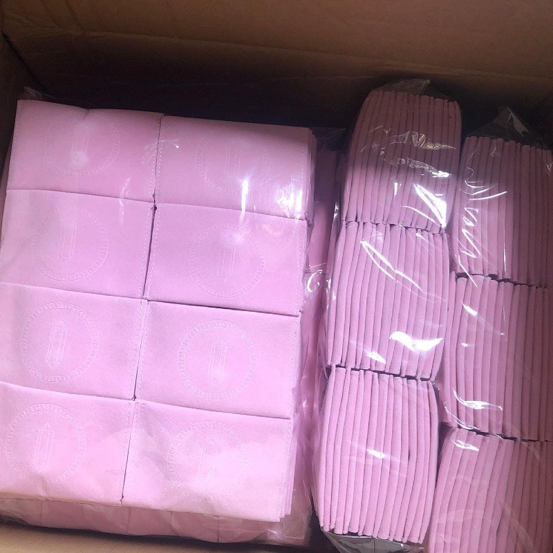 China Yadao candy pink color pouch jewelry packaging bag wih snap closure for bangle necklace manufacturer