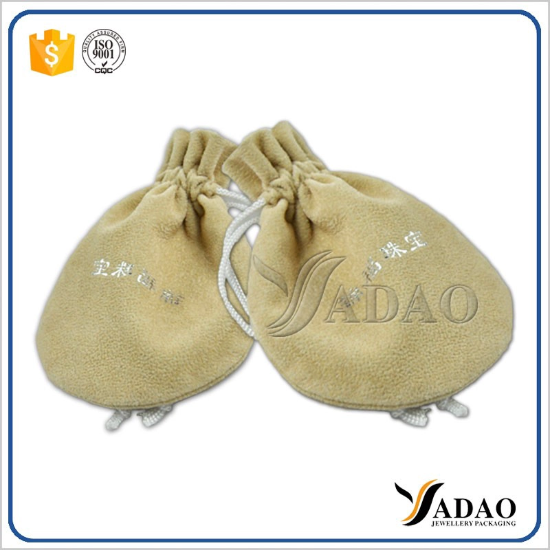 China nice beautiful adorable downstring handmade wonderful customized size color and logo velvet pouch manufacturer