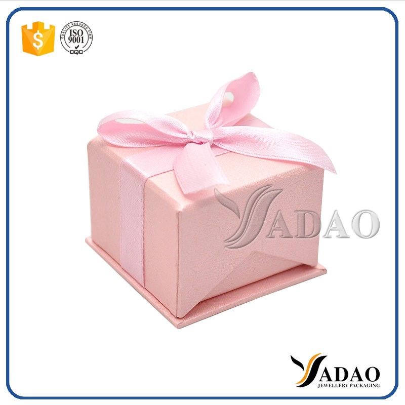 China wonderful adorable bulk sale hand-made warm color paper box for silver/golden rings/earrings/pendants manufacturer