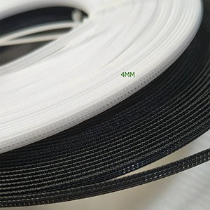 Fábrica de China en blanco y negro de poliéster Rigilene deshuesado al por mayor