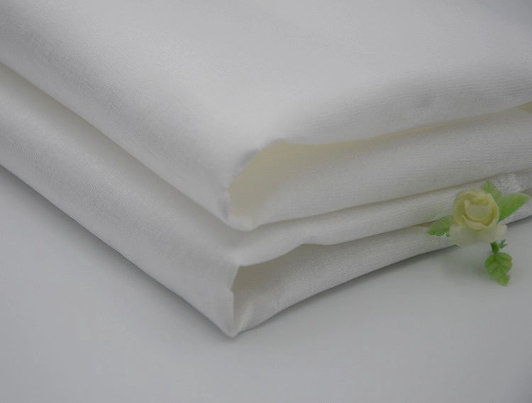 Tecido de seda de cetim brilhante de poliéster para vestidos de roupão de banho