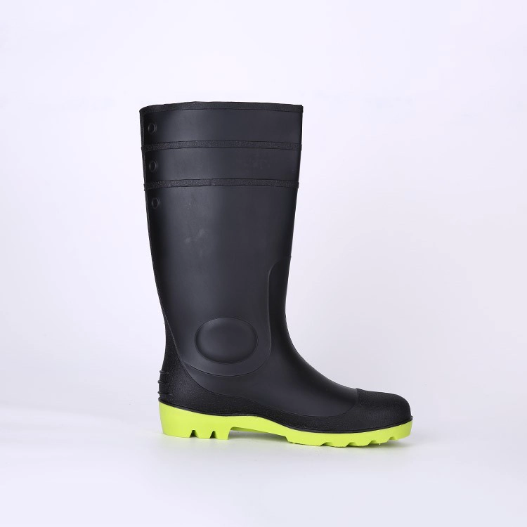 106-3 preto segurança pvc trabalho botas homens