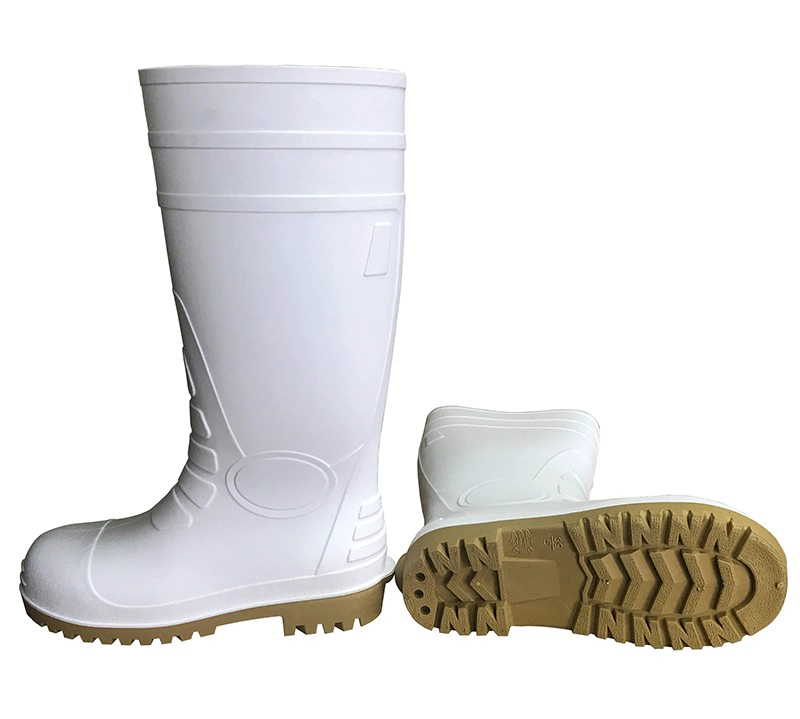 108-2 Lebensmittelindustrie Arbeit Regen Stiefel mit CE-Stahl Zehe