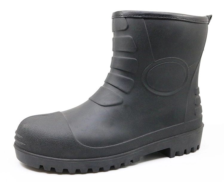 108L preto à prova d 'água óleo resistente toe tornozelo pvc botas de segurança
