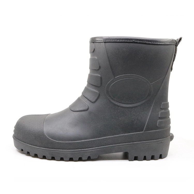 108L preto à prova d 'água óleo resistente toe tornozelo pvc botas de segurança