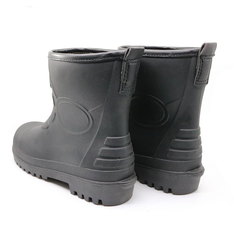 108L preto à prova d 'água óleo resistente toe tornozelo pvc botas de segurança