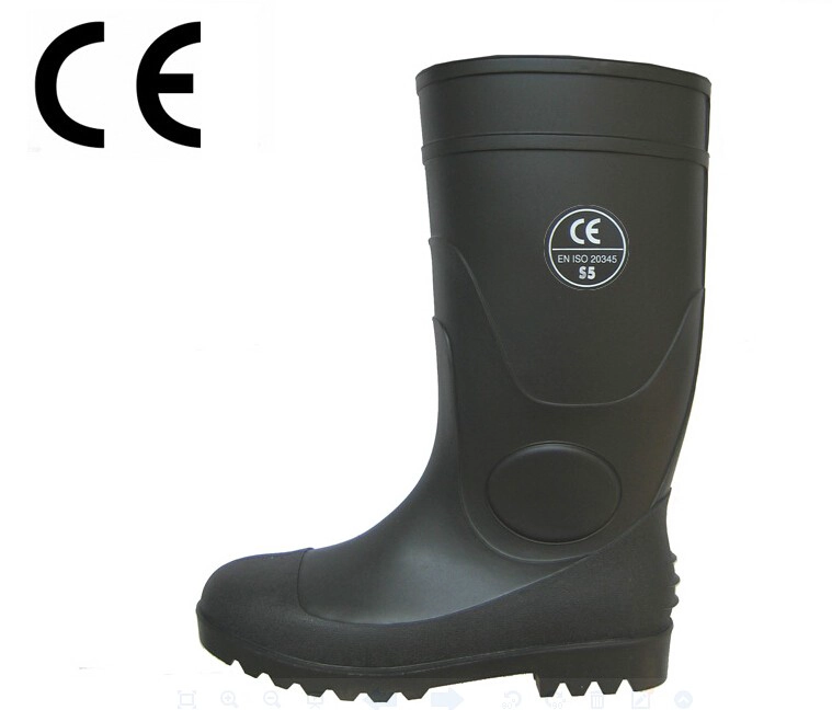 BBS CE estándar de seguridad de PVC lluvia Botas
