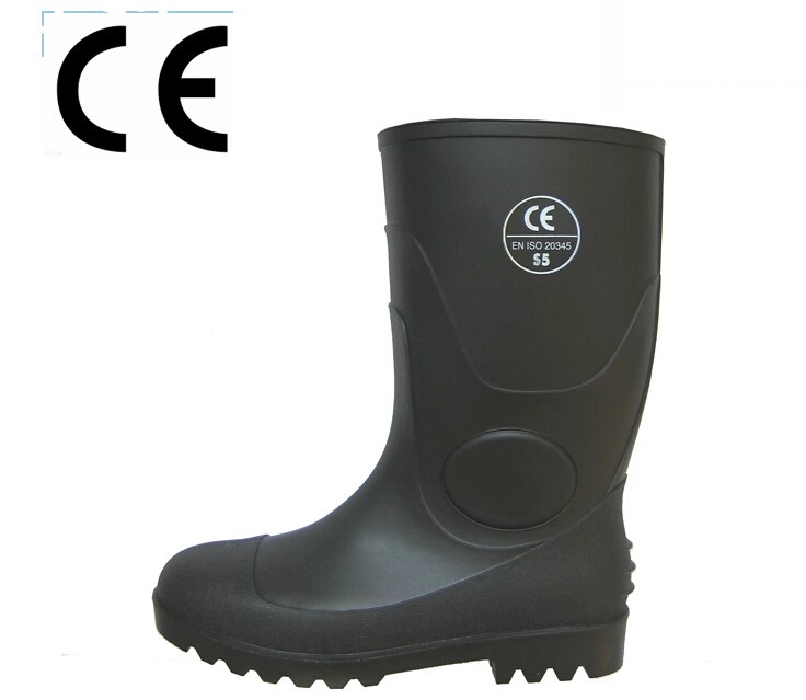 BBS CE estándar de seguridad de PVC lluvia Botas