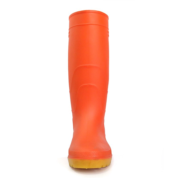 F35RY 높은 내 화학성 매트 PVC 안전 비 gumboots 컷