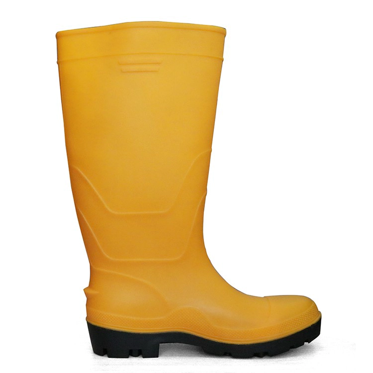 F35YB TIGER MASTER biqueira de aço à prova de perfurações de segurança PVC botas de chuva wellington