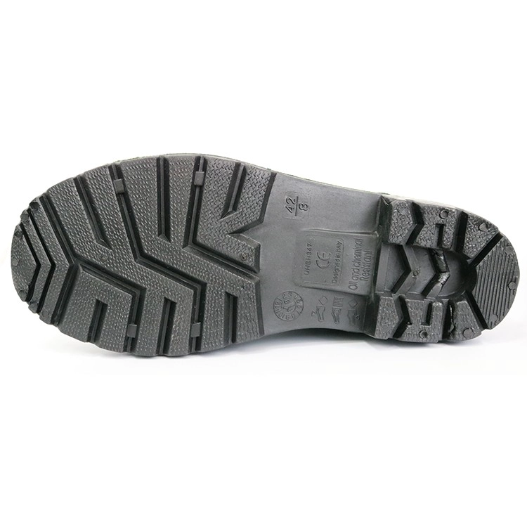 F35YB TIGER MASTER biqueira de aço à prova de perfurações de segurança PVC botas de chuva wellington