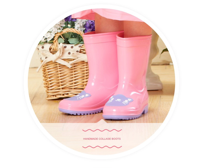 KRB-004 bottes de pluie pour enfants pvc