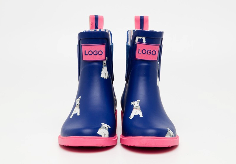 RB-002 beautiful fashion rubber rain boots for women