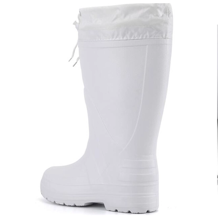 L'industrie alimentaire blanche SQ-901 garde les bottes de travail eva d'hiver chaudes pour hommes