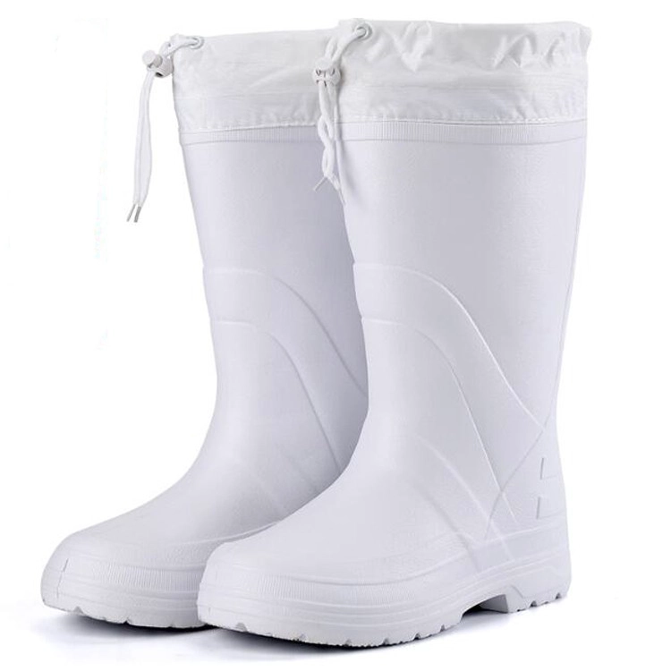 L'industrie alimentaire blanche SQ-901 garde les bottes de travail eva d'hiver chaudes pour hommes