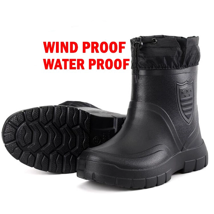 SQ-901L Non slip lightweight ankle winter eva work boots for men