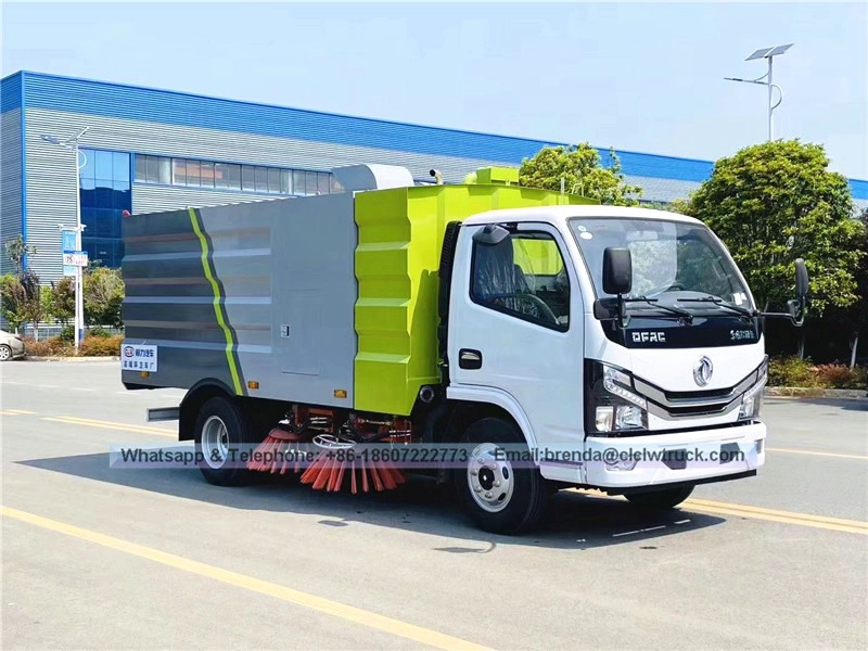4-6CBM DFAC brand new 4x2 street sweeping trucks