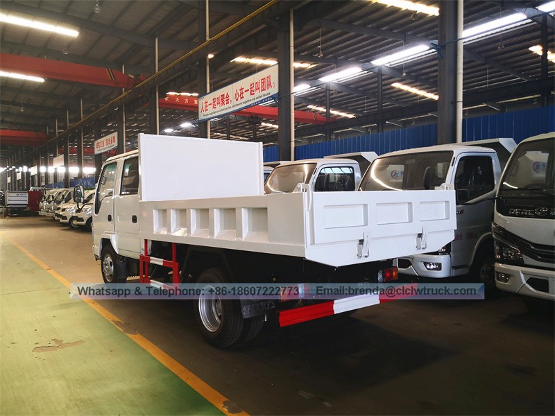 Factory Price ISUZU mini 2-5ton double dump truck hot sale