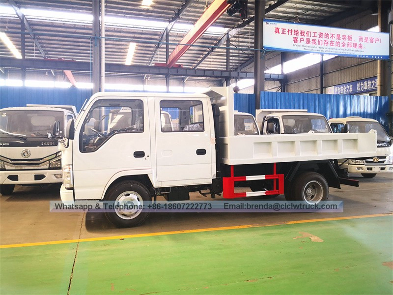 Factory Price ISUZU mini 2-5ton double dump truck hot sale