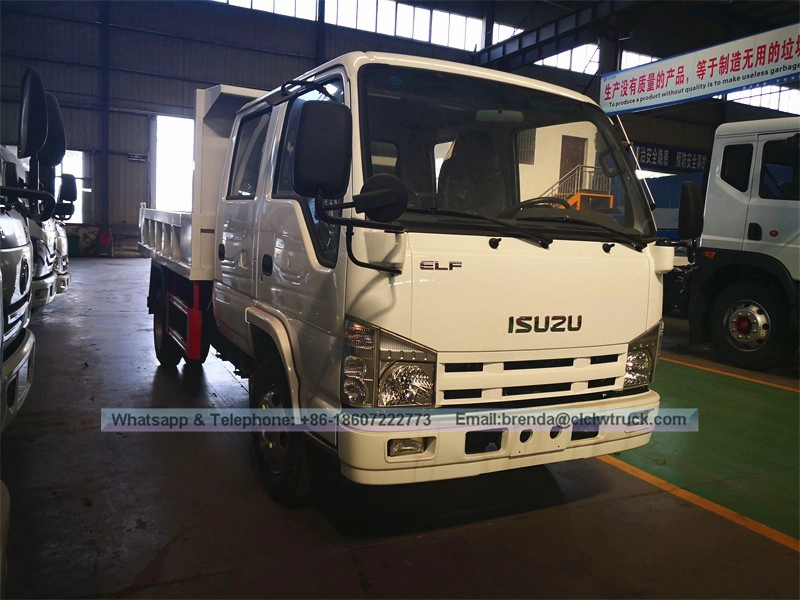 Factory Price ISUZU mini 2-5ton double dump truck hot sale