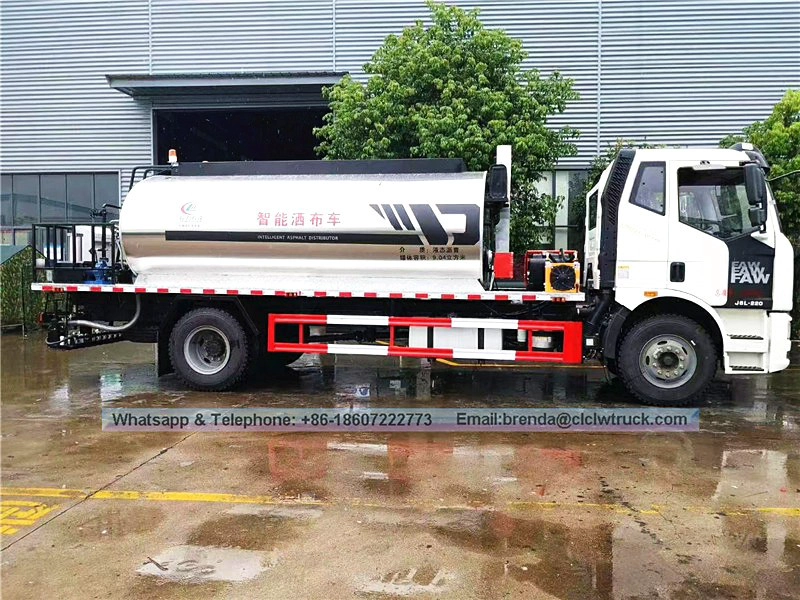 4x2 Dongfeng Kingrun 8000-10000 Liters Asphalt Distribution Truck