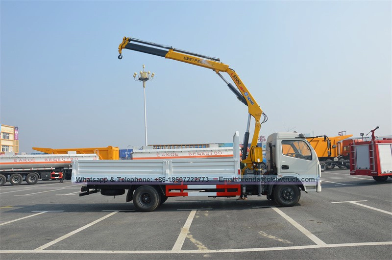 Chine Folding Grue Fournisseur, sur camion pliant constructeur grue En Chine, 4000kgs Camion-grue Fabricant Chine