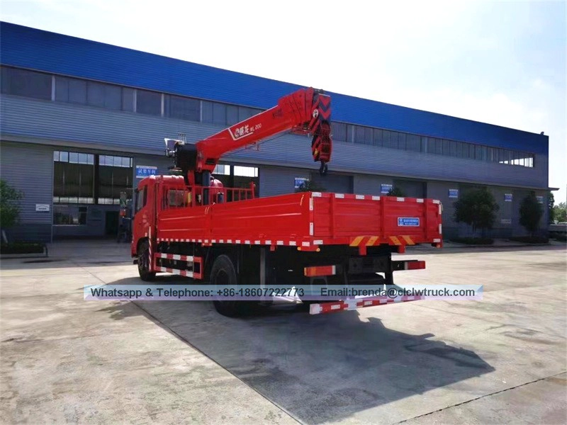 China Mini 5 ton Crane Truck, Hydraulic Truck Loader Crane Truck Supplier