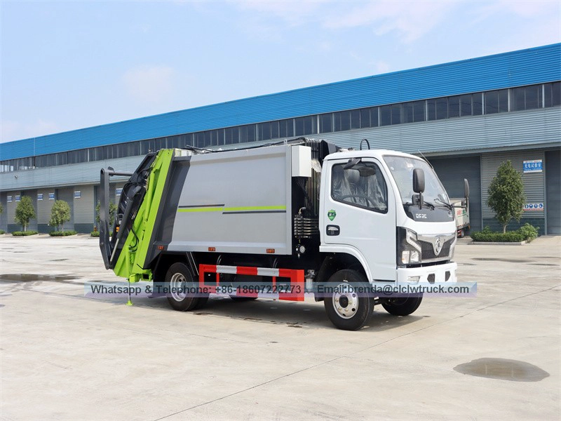 DFAC 4X2 4-5 CBM Compactor Garbage Truck