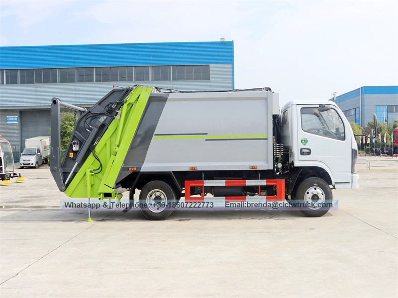 DFAC 4X2 4-5 CBM Compactor Garbage Truck