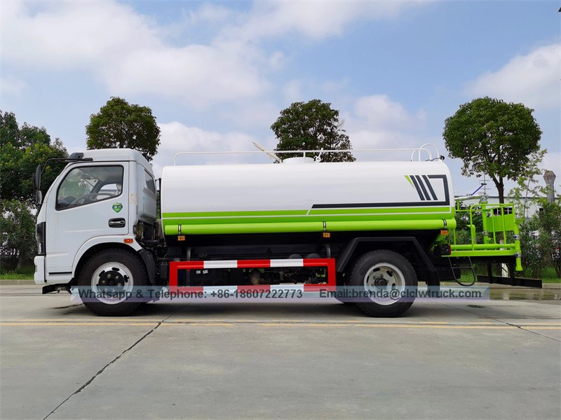 DFAC 6000L-8000L water tank truck supplier, water truck for sale