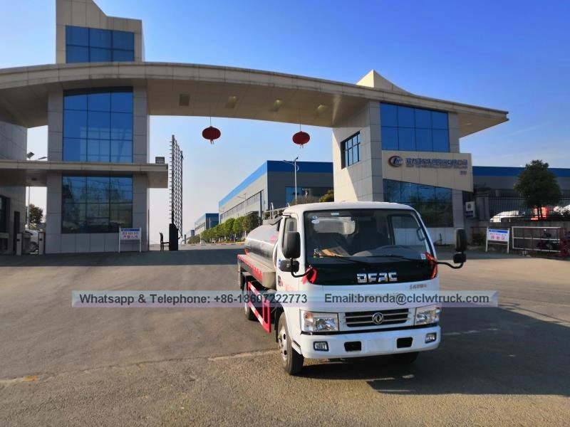 Xe tải vận chuyển sữa tươi DFAC Duolika 5 CBM