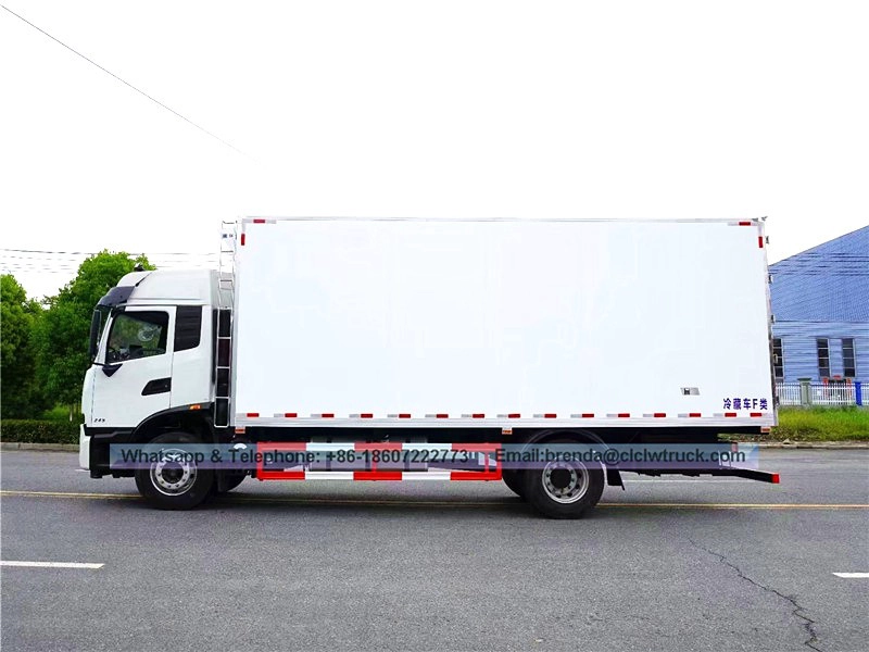 Dongfeng 12-16 tonong refrigerator frozen na transportasyon ng isda