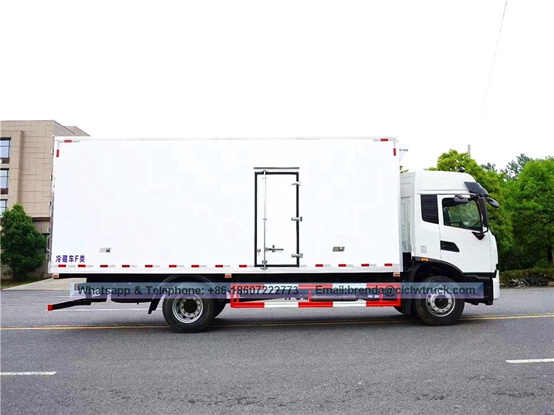 Dongfeng 12-16 tonong refrigerator frozen na transportasyon ng isda