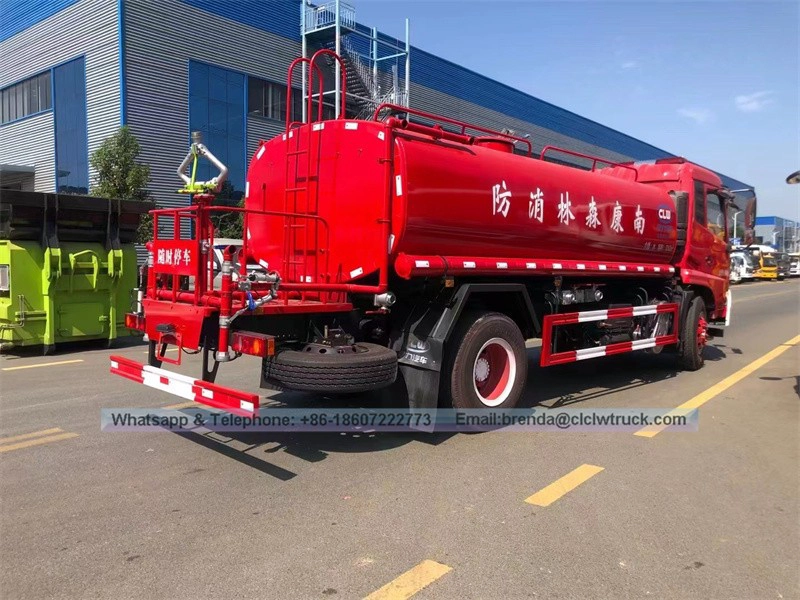 Dongfeng 12000Liter Water Bowser Truck