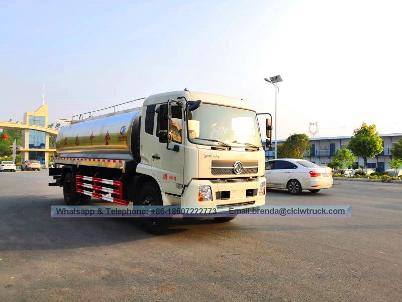 Dongfeng Kingrun 12cbm新鲜牛奶运输卡车