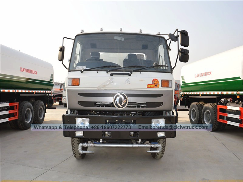 Dongfeng 15m3 Caminhão de caminhão aquático Preço, caminhão de água 6x4 de rua para venda, fornecedor de caminhões de tanques de água China