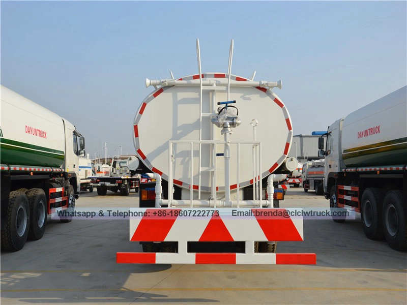 Dongfeng 15m3 Caminhão de caminhão aquático Preço, caminhão de água 6x4 de rua para venda, fornecedor de caminhões de tanques de água China