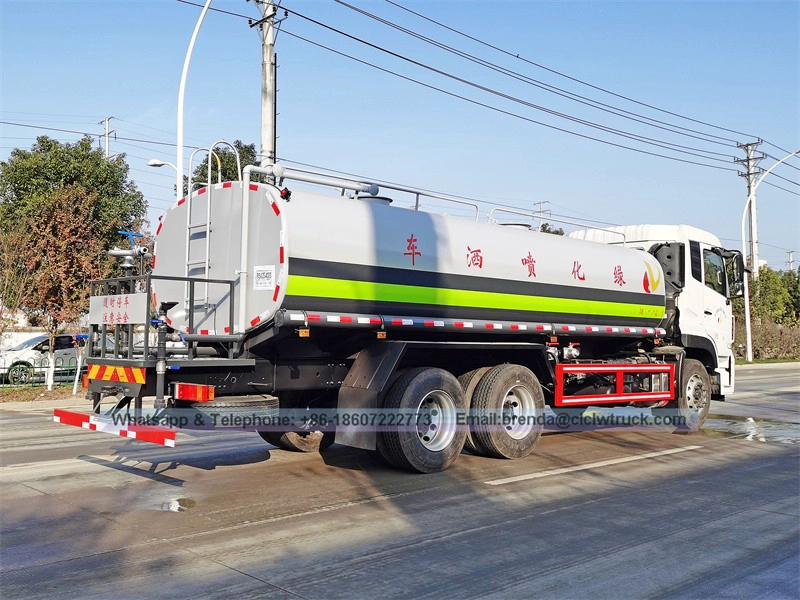 Dongfeng 25000Liter Truck Truck Suplier للبيع الصين ، 6x4 25CBM شاحنة خزان المياه