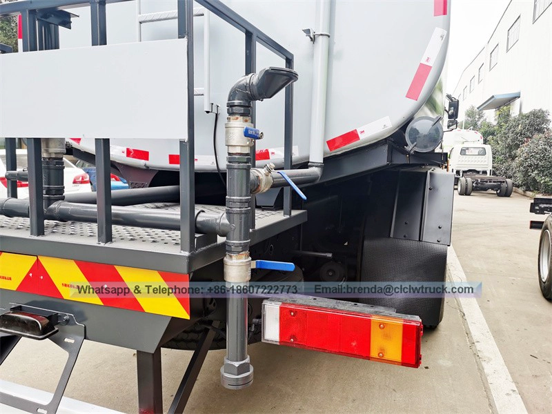 Dongfeng 25000Liter Truck Truck Suplier للبيع الصين ، 6x4 25CBM شاحنة خزان المياه