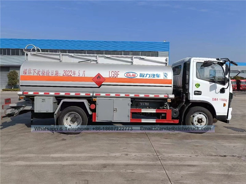 Dongfeng 4x2 6ton -10ton fabricante de camiones petroleros China China