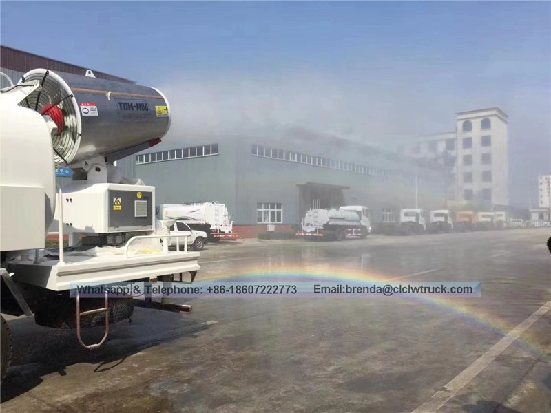 Dongfeng 4x2 Dust Suppression Truck with Spray Machine