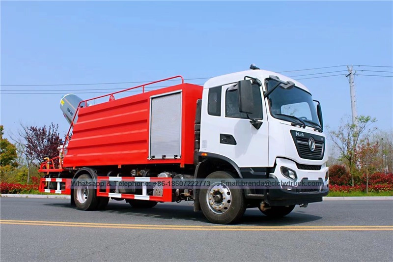 China Dongfeng 4x2 Dust Suppression Truck with Spray Machine manufacturer
