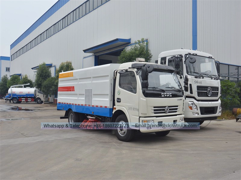 Cheap 4x2 road sweeper truck, road sweeper vehicles for sale