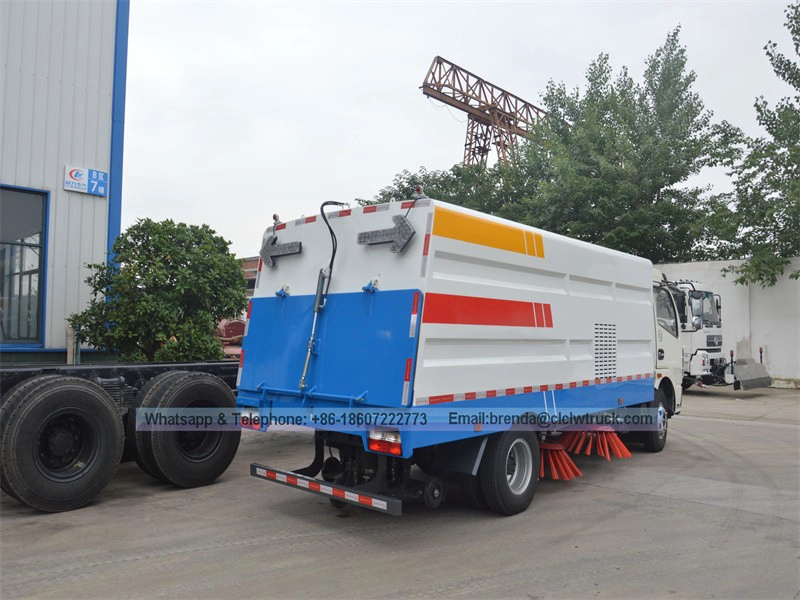 Cheap 4x2 road sweeper truck, road sweeper vehicles for sale