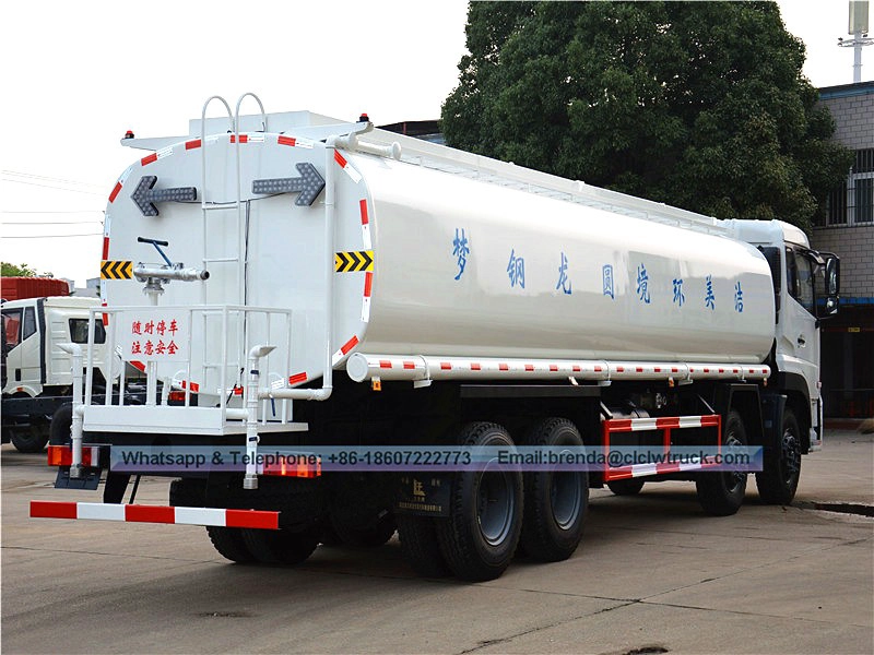Dongfeng 8x4 5500 แกลลอน 25000L ผู้จำหน่ายรถบรรทุกน้ำ