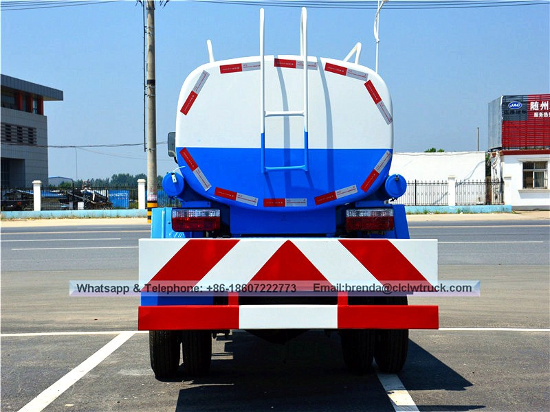डोंगफेंग DFAC 4x4 5000liter छोटे पानी ट्रक