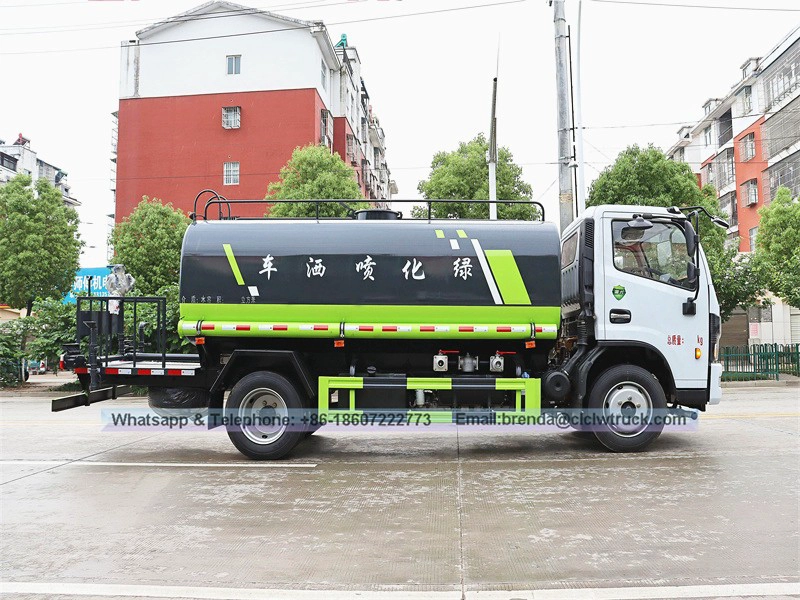 Dongfeng DFAC 6000 ลิตรถึง 8000 ลิตรรถบรรทุกน้ำ
