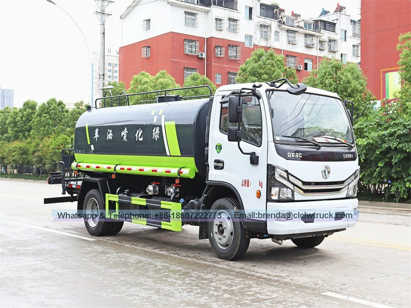 Dongfeng DFAC 6000 ลิตรถึง 8000 ลิตรรถบรรทุกน้ำ