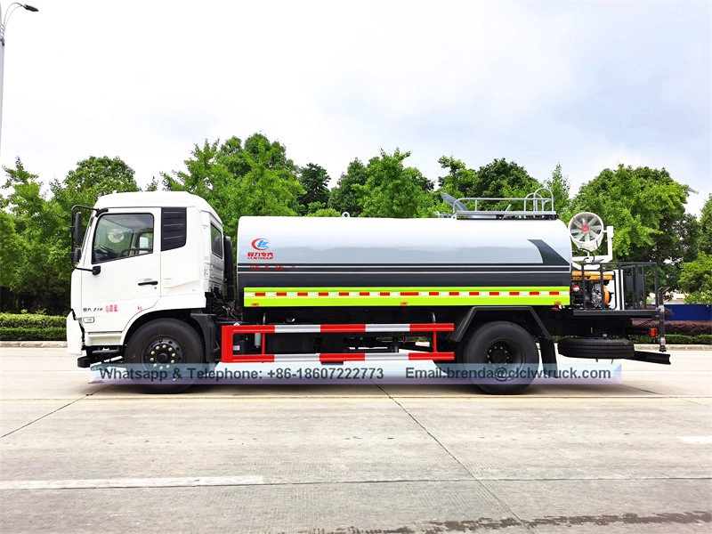 รถบรรทุกถังน้ำ Dongfeng Kingrun 12000Liter