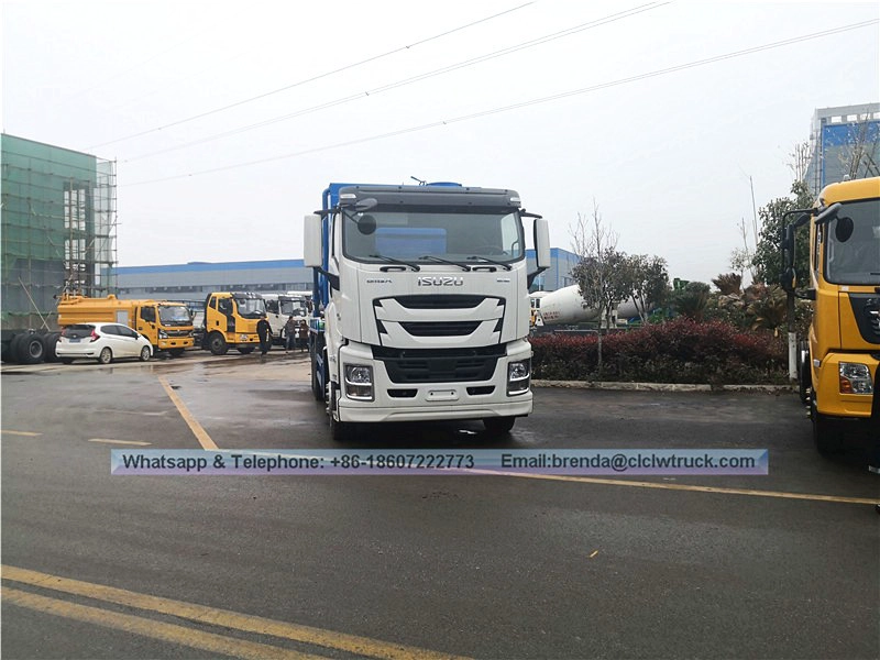 ISuzu 6X4 High Pressure Pump 20000L 20ton Sewer Cleaning Suction Truck- 18ton high-pressure clean pressure suction truck